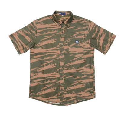 TIGER PALM BUTTON UP