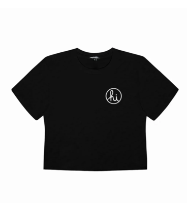 WOMENS CIRCLE HI CROP TOP