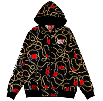 HONORS X IN4MATION CUBAN LINXS ZIP HOODIE